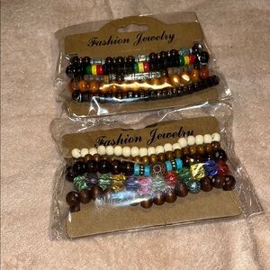 Multicolor Beaded Bracelet Set